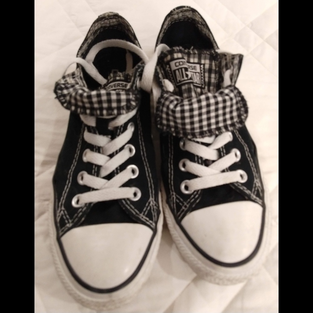 Converse Chuck Taylor All Star Black Low Tops  7